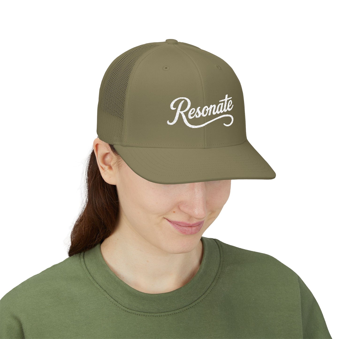 Resonate Embroidered Trucker Cap