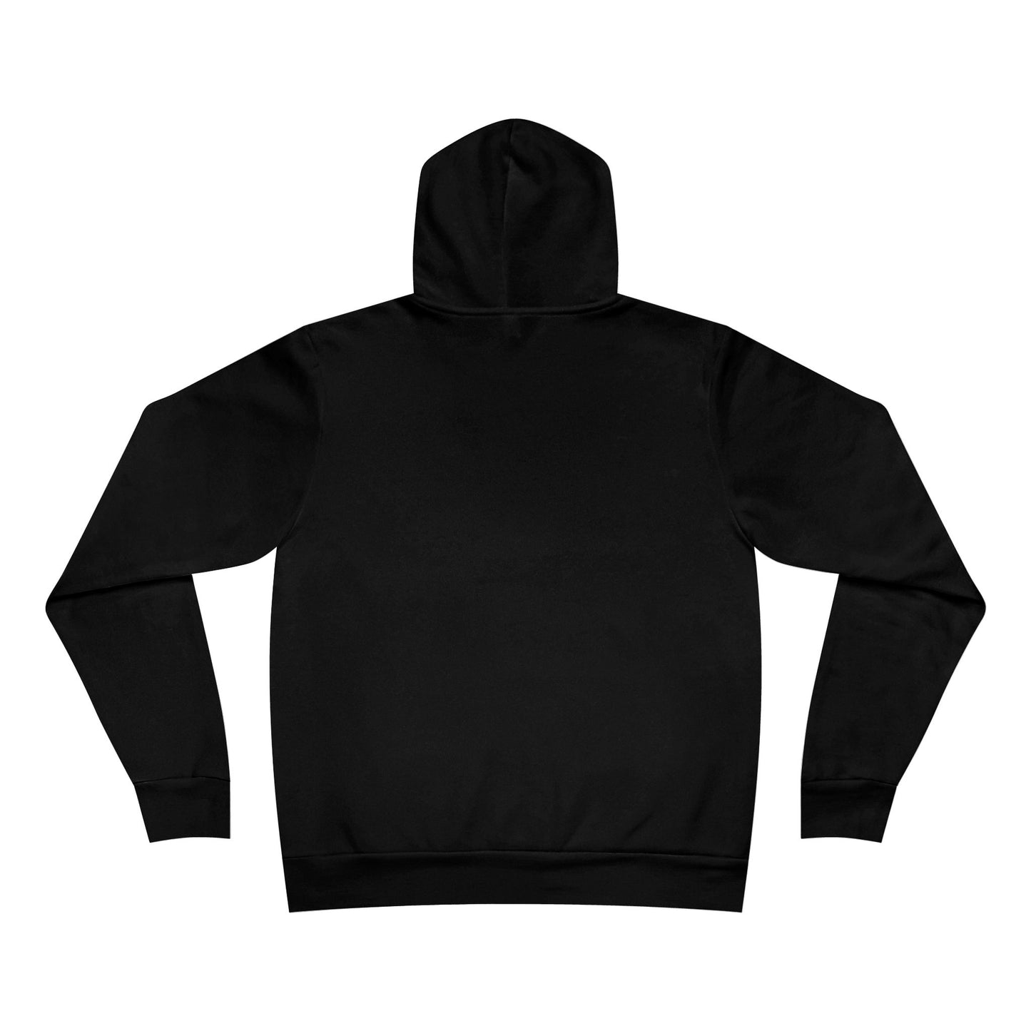 Resonate Script Hoodie — Casual Black Pullover with Elegant Script Logo