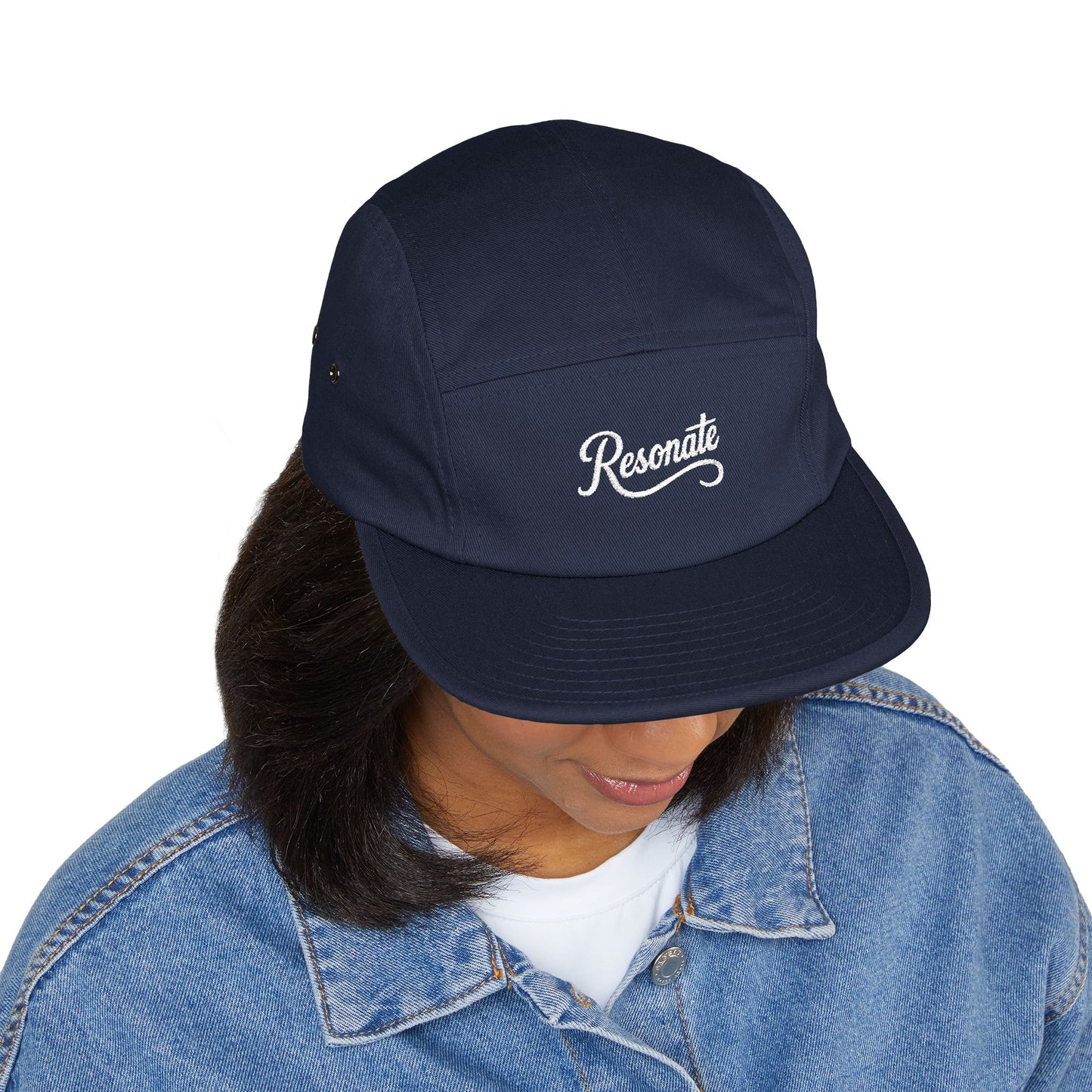 Resonate Embroidered 5-Panel Cap — Freebord Hat