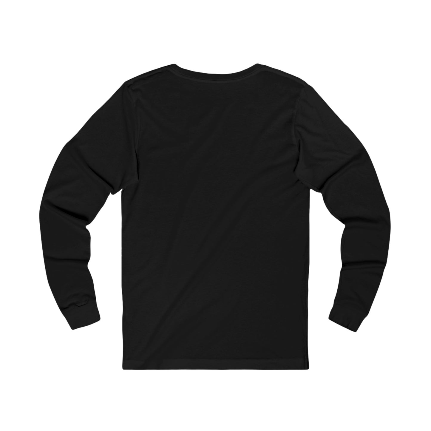 Long Sleeve Tee — "RESONATE" Distressed Logo Chest Graphic