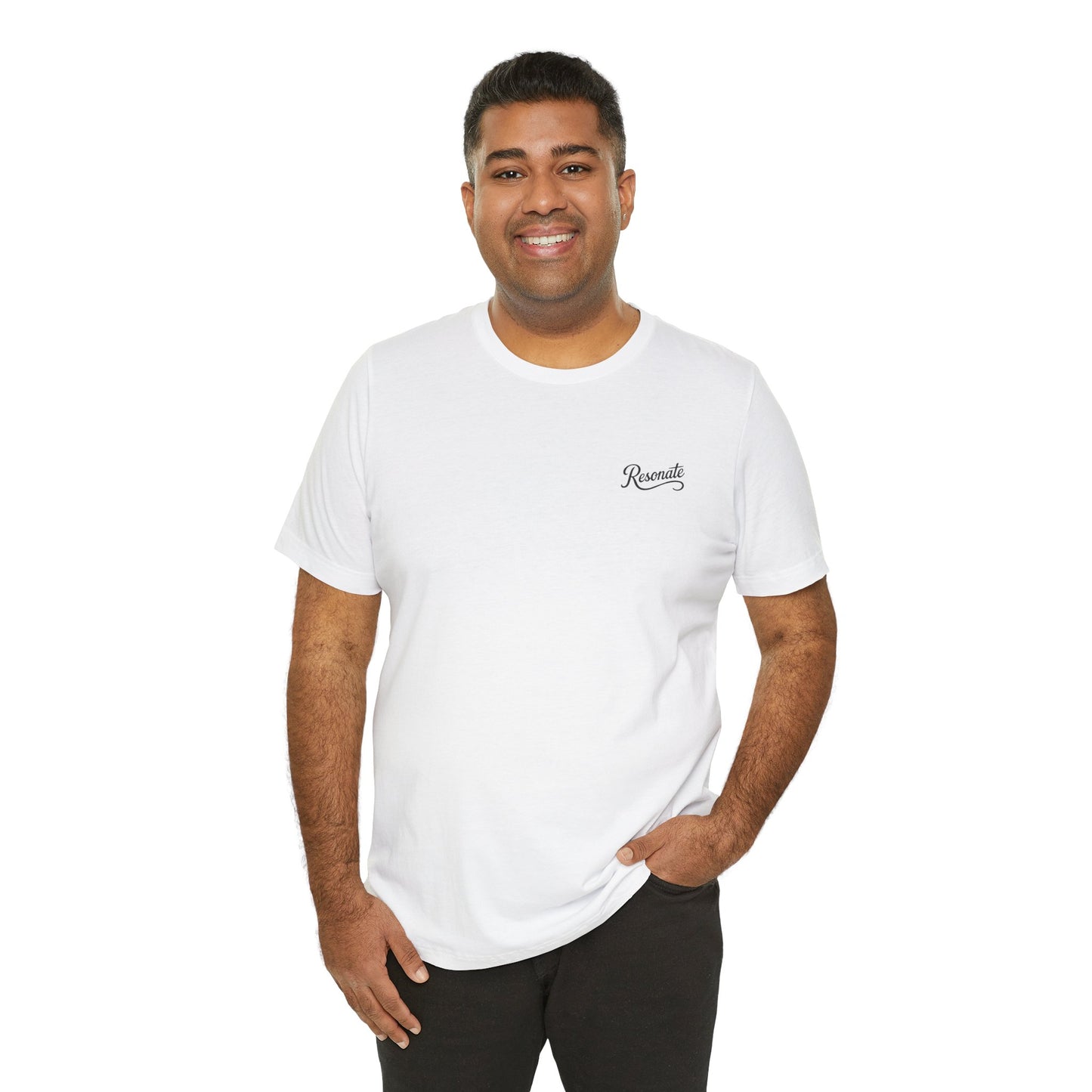 Abstract Ink Wave Tee — Artistic Swirl Graphic T-Shirt