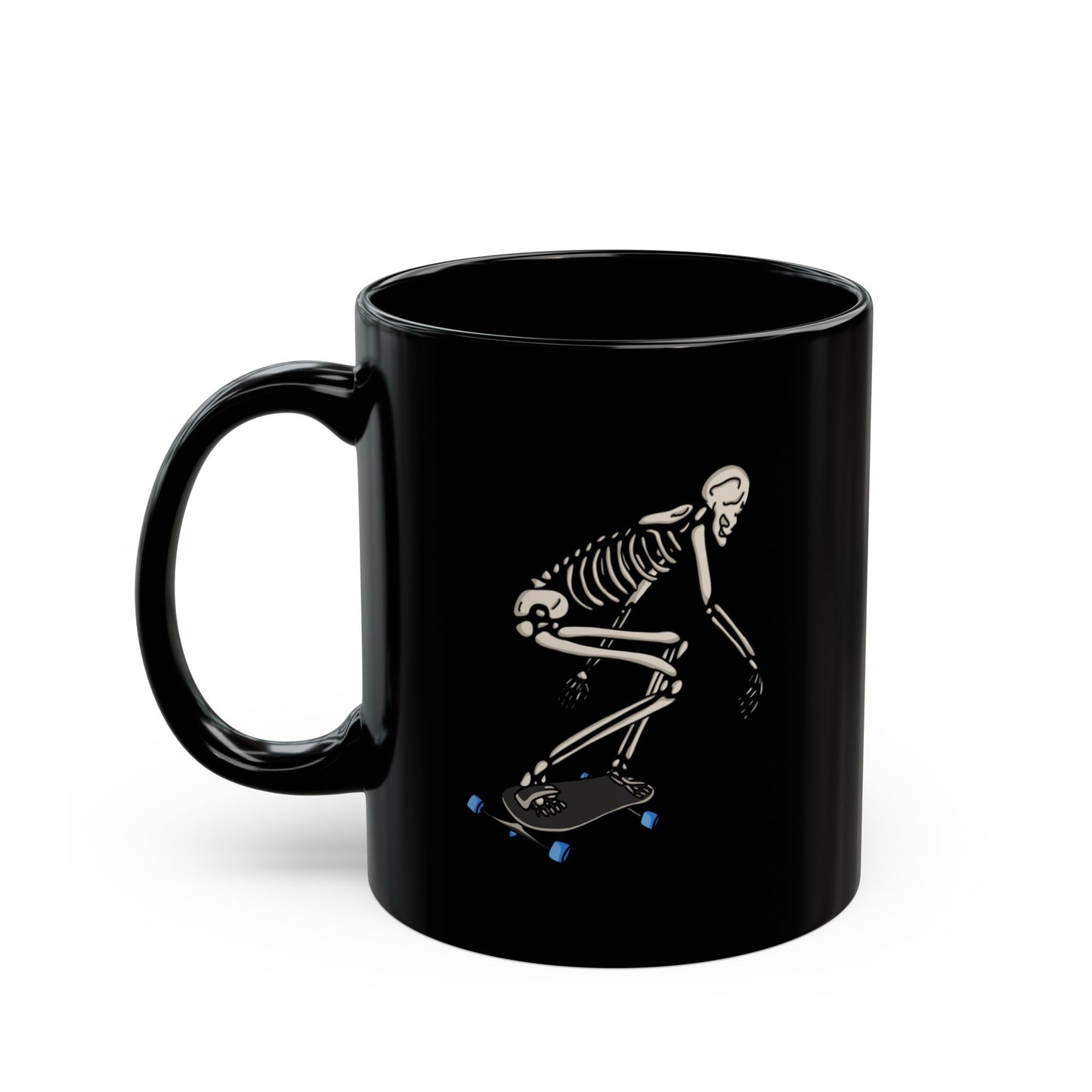 Resonate Light Black Coffee Mug — Minimalist Freebord Inspired 11oz Ceramic