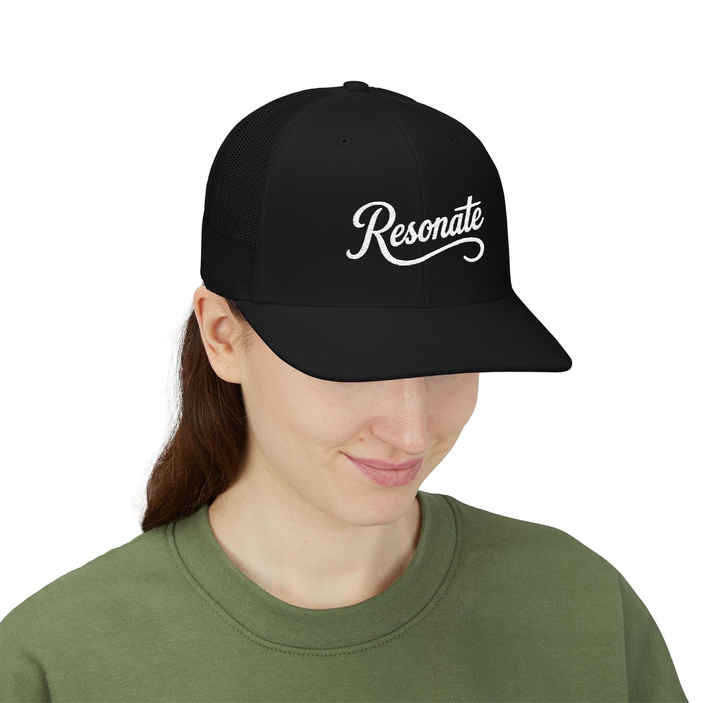 Resonate Embroidered Trucker Cap