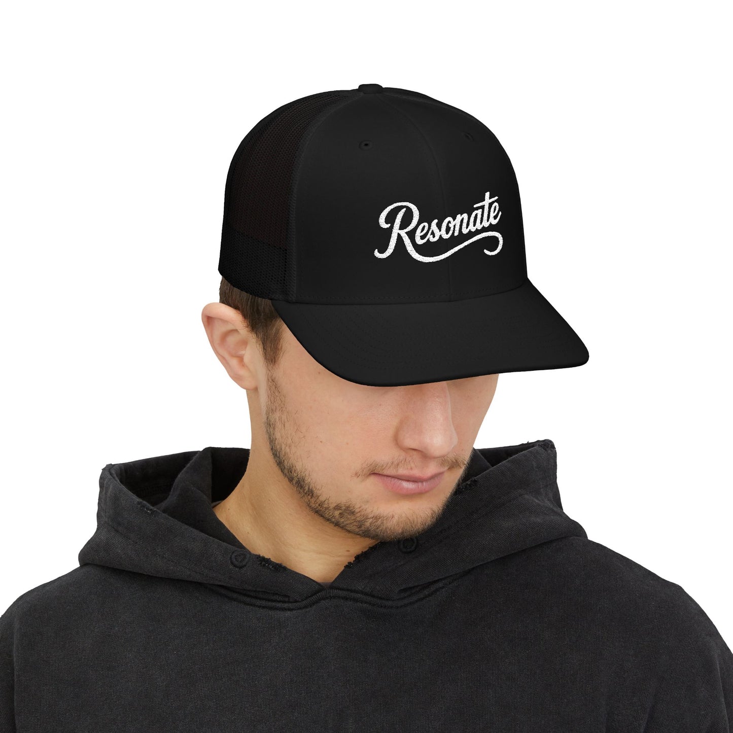 Resonate Embroidered Trucker Cap