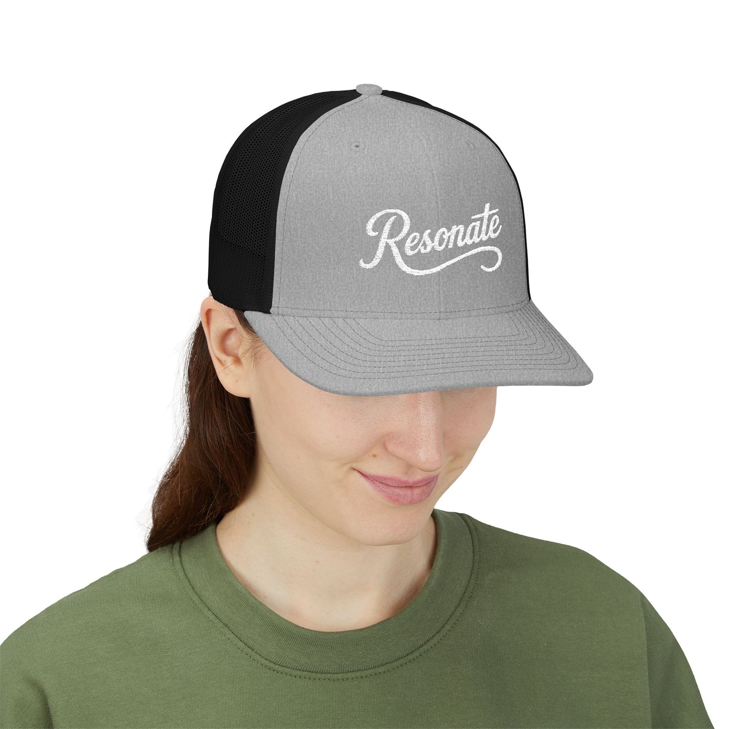 Resonate Embroidered Trucker Cap