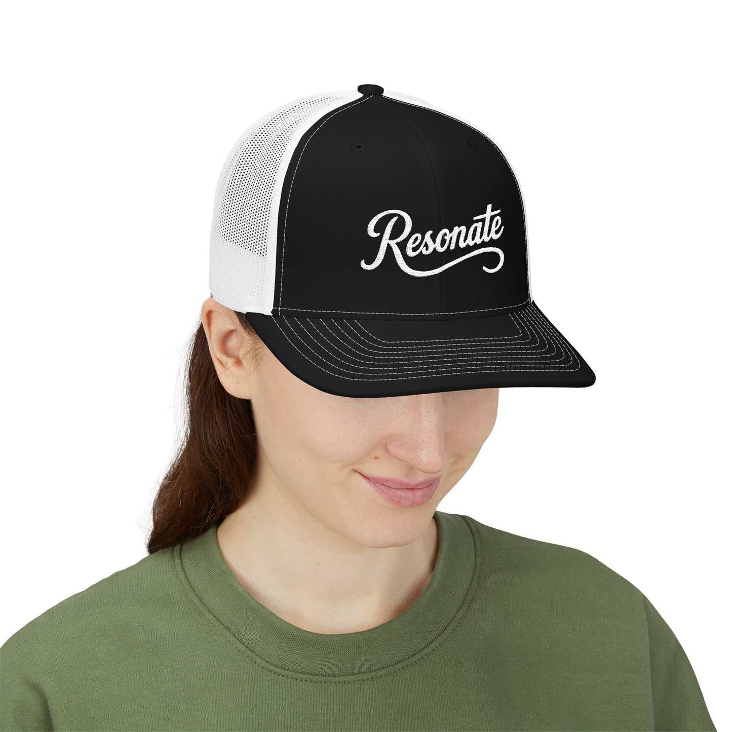 Resonate Embroidered Trucker Cap