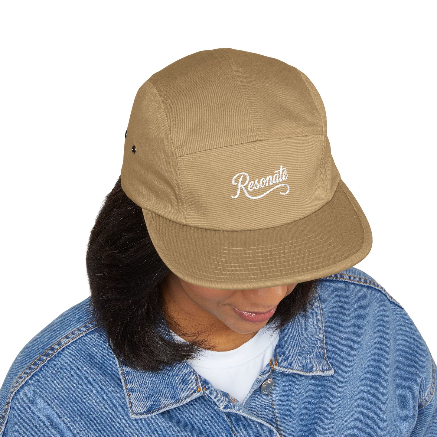 Resonate Embroidered 5-Panel Cap — Freebord Hat