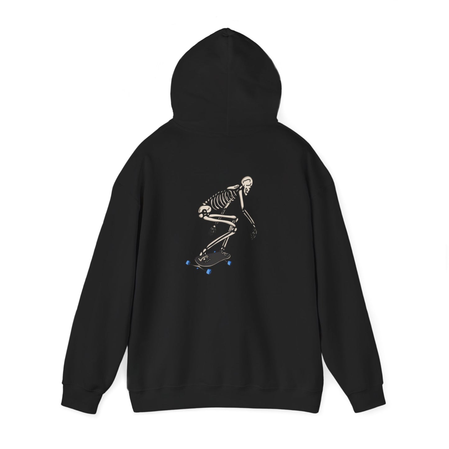 Skate Skeleton Hoodie — Retro Skeleton Freebord Pullover