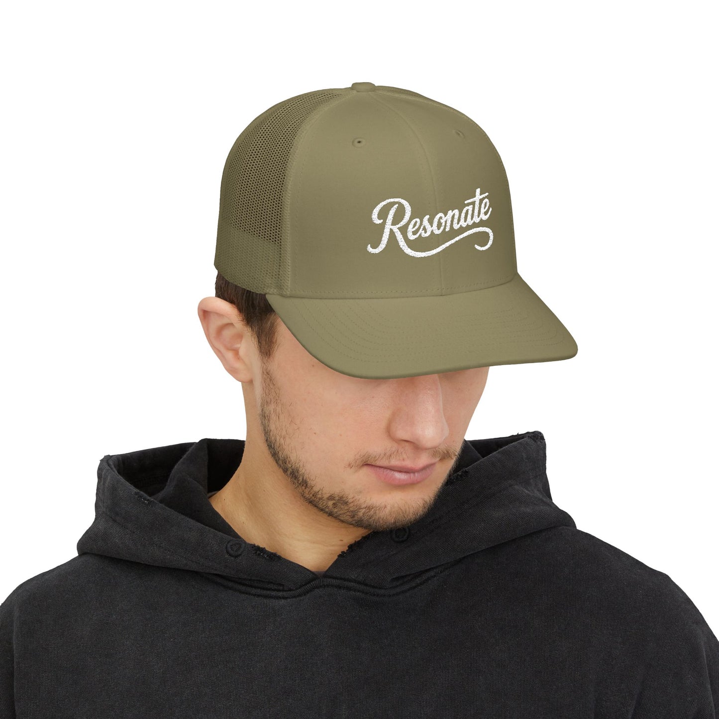 Resonate Embroidered Trucker Cap