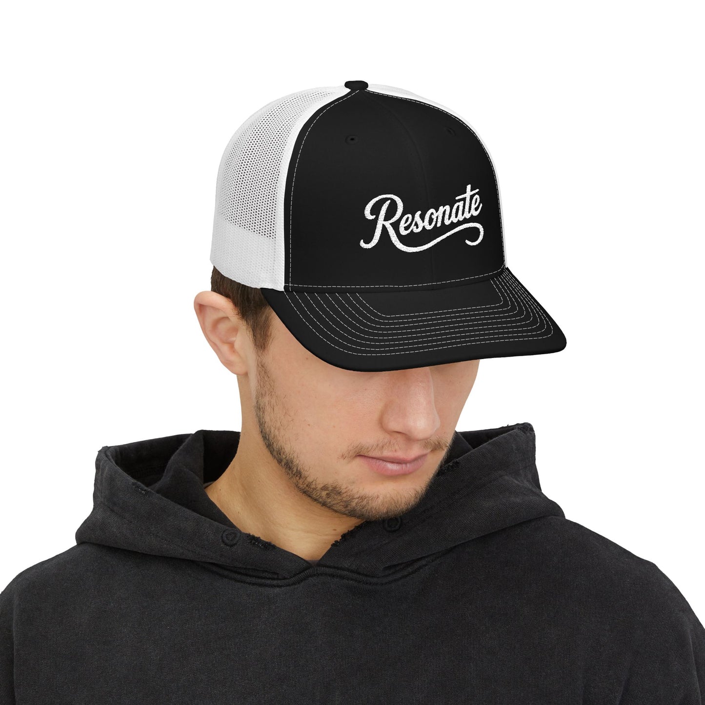Resonate Embroidered Trucker Cap