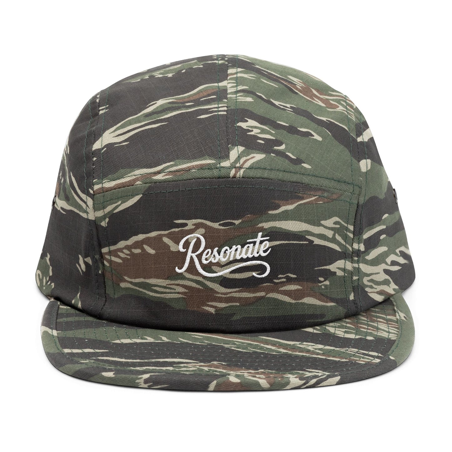 Resonate Embroidered 5-Panel Cap — Freebord Hat