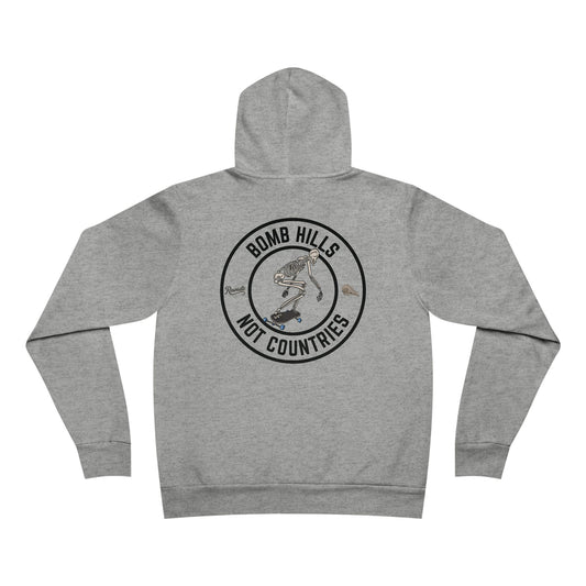 Skeleton Freebord Hoodie — Street Skate Pullover