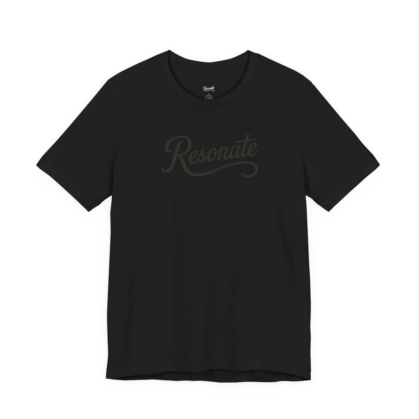 Resonate Script Graphic Tee — Inspirational Casual T‑Shirt