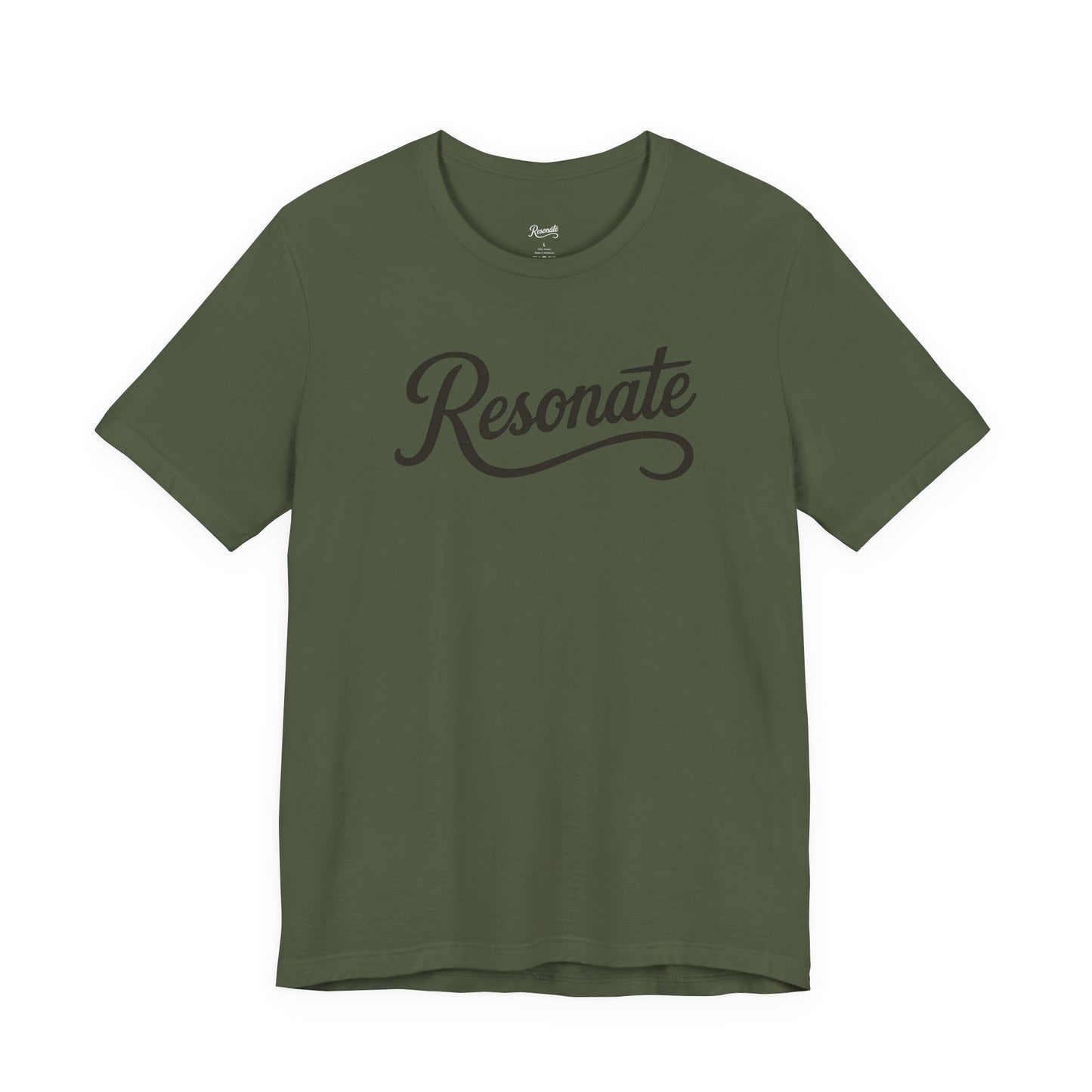 Resonate Script Tee — Inspirational Graphic T-Shirt